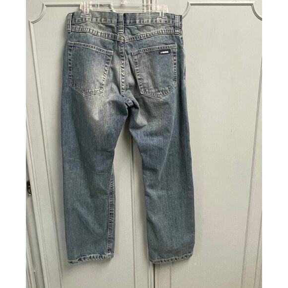 Berne Mens Jeans Size 32X30 Medium Wash Workwear Casual Denim - Picture 2 of 6